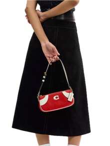 Coach Women's Nolita 19 Bag - 紅/白 - 查看 3