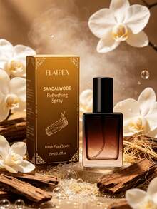 1 pièce Spray de parfum d'ambiance au bois de santal 15 ml, paquet individuel. Infusé de parfums de bois de cèdre et de bois de santal. Fournit un parfum frais, durable et naturel. Portable. Convient pour l'intérieur, la voiture, le bureau, les voyages, les vacances, les fêtes. Parfait pour Pâques, Halloween, Noël. Cadeau d'anniversaire, souvenir de vacances. Cadeau surprise attentionné pour les amis, la famille, les meilleurs amis. - A - Voir 2