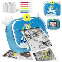 Kids Instant Camera Toy With Dual 1080P HD Cameras, 1200mAh Battery, 2 Printing Modes And 3 Printing Density Levels, Perfect Gift For Children, Suitable For Christmas And New Year - Multicolor - View 28