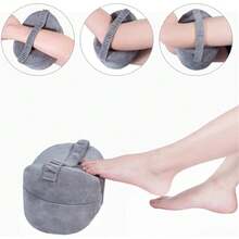Ergonomic Memory Foam Knee Support Pillow/Leg Pillow With Removable Washable Cover, Orthopedic Alignment Cushion - Grey - View 4