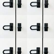 Portable Simple Plastic Cabinet Door Latch Cabinet Door Lock Home Supplies - A - View 7
