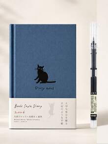 OBOVAY Black Cat & Apple Illustration Weekly Planner - Cat Themed Agenda | Multifunctional Notebook For Schedule, Habit Tracking, Creative Writing And DIY Bullet Journaling | Writing Journal, Memory Diary, Self-Discipline Tracker, For Efficient Scheduling And Planning - Multicolor - View 13