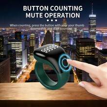 Muslim Prayer Electronic Finger Ring Counter With LED Display, High-End Practical Gift With APP Bluetooth Counter - View 8
