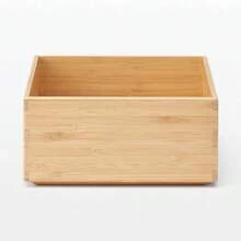 重なる竹材長方形ボックス 収納用品 ハーフ 小 幅26×奥行18. 5×高さ8. 5cm 12047261 衣装ケース 収納ケース 収納ボックス - ボックス 小 - チェックする 4