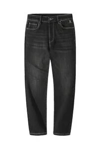 CAMEL CROWN Celana Jeans Pria Serbaguna Tahan Air, Potongan Lurus Elastis, Cocok untuk Aktivitas Luar Ruangan seperti Mendaki dan Olahraga. - Hitam - View 4
