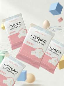 60*30cm 1/20入拋棄式毛巾，便攜式浴巾，拋棄式臉巾，乾濕兩用，旅行配件，蜜月旅行，便攜式浴巾，海灘、淋浴、游泳、露營必需品 - 多顏色 - 查看 12