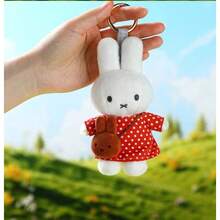 Búp bê treo bông Miffy, thiết kế thỏ Miffy cổ điển, mềm mại và dễ thương, có thể trang trí túi xách và móc khóa, quà tặng kỷ niệm sinh nhật ấm áp - Nhiều màu - Xem 8
