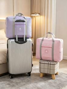 1pc Large Capacity Luggage Bag, Storage Bag, Handbag, Business Travel Bag, Suitable For Travel, Business Trip, Waterproof, Large Capacity, Essential For Vacation Travel, Gift For Girlfriend/Husband - View 8