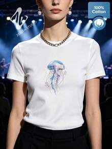 Women T-Shirts - White - View 3