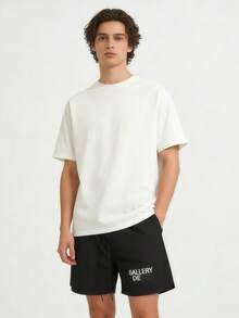 GALLERY DE-PT Quick Dry Athletic Shorts For Men Lightweight Breathable Summer Outdoor Shorts - 黑色1 - 查看 2