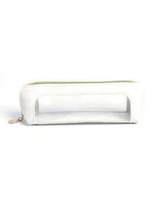 Transparent Window PU Makeup Brush Storage Bag, Triangular Stable Mini Portable Cosmetic Pouch For Travel Daily Vanity Makeup Brushes Organizer - Multicolor - View 11