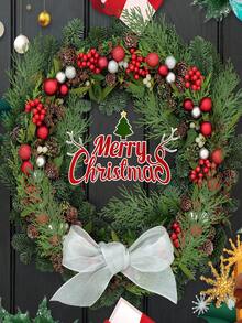 5/10pcs Artificial Pine Branches, Christmas Artificial Pine Stems, Cedar Branches, Green Pine Branches, Christmas Green Pine Picks For Wreath Crafts, Christmas Tree, Cabinet DIY, Winter Home Decor - Green - View 11