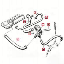 Oil Separator And Crankcase Ventilation Separator For M52/M54 Engines, Compatible With BMW Models E39, E46, E60, X3, And X5 - A - View 2