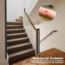 1pc 4cm Flexible Self-Adhesive Decorative Strip, Flexible Self-Adhesive Corner Trim, Multi-Purpose Decorative Strip - Easy To Install, Cuttable, Easy To Clean - Suitable For Doors, Windows, Wall Corners And Picture Frames - A - View 12