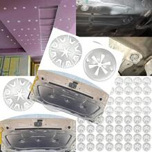 90-PCS Auto Heat Shield Clips Car Exhaust Metal Locking Star Washers Fixing UK - A - View 3