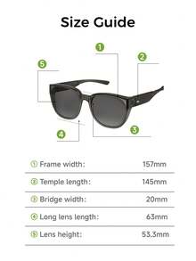 Beneunder Boston Frame 可折疊近視時尚眼鏡 FD011 - 深灰色 - 查看 7