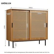 Sideboard Rustic Style Walnut - Adjustable Shelves - Cabinet For Living Room/Dining Room - Walnut - View 9