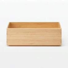 重なる竹材長方形ボックス 収納用品 ハーフ 小 幅26×奥行18. 5×高さ8. 5cm 12047261 衣装ケース 収納ケース 収納ボックス - ボックス 小 - チェックする 3