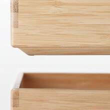重なる竹材長方形ボックス 収納用品 ハーフ 小 幅26×奥行18. 5×高さ8. 5cm 12047261 衣装ケース 収納ケース 収納ボックス - ボックス 小 - チェックする 7