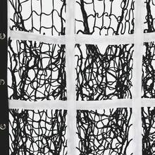 9-Hole Baseball Throwing Net, Black Stable Baseball Throwing Net For Backyard Home Baseball Training - Black - View 8