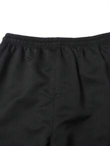 Men's Casual Outdoor Cargo Jogger Pants Sports Black Fall - Black - View 9