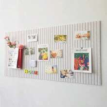1pc No-Drill Rectangular Modern Fabric Frame Wall-Mounted Photo Wall Background Board, Detachable Bulletin Board For Home Office, Memo Notice Board, Photo DIY Handmade Board, Message Board, For Wall Decoration, Room Decor, Party Photo Display, Surprise Announcement, Wall Storage, Suitable For Bedroom/Study/Living Room/Office/Classroom/Dorm - Multicolor - View 18