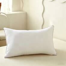 1 pieza Núcleo de almohada suave y elástico, almohada de soporte para el cuello, lavable a máquina - Blanco - Ver 6