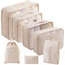 6/7/8/9/10/11pcs Portable Travel Storage Bag Set, Organizing And Storage, College Dorm Essentials, Packing Cubes, For Luggage, Lightweight Durable Fashion - View 12