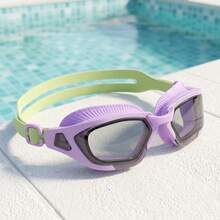 Tech-Inspired Premium Kids Swimming Goggles Multi Styles Available Anti-Fog UV400 Anti-Splash Leak Proof Soft Silicone Strap Ear, First Day Of School - Multicolor - View 12
