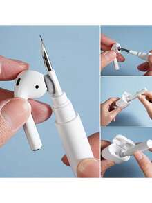 Portable 3-In-1 Wireless Earphone Cleaning Kit, Portable Maintenance Tool Designed For High-End Audio Equipment, Home, Travel, Back To School Supplies - A - View 5