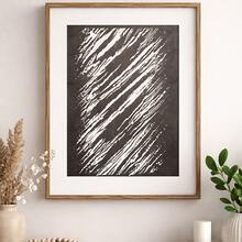 29.7cm X 21cm Vomit Brush Stroke Template, Abstract Distressed Stripes Reusable Painting Stencil, Suitable For Craft Projects, Wall Decor, Canvas And Furniture Art, Easy To Use, 11.7 Inch X 8.3 Inch Template - A - View 6
