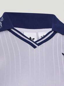 Adidas Originals Women's LS POLO W CCPOLO Knit Collar Long Sleeve T-Shirt KY5733 - Lilac Purple - View 4