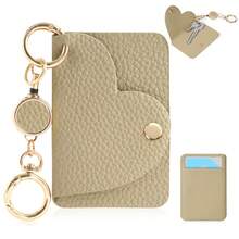 1PC Smart Key Pouch PU Leather Key Bag Men's Key Bag Women's Smart Key Pouch Covered Key Chain Men's Key Bag Smart Key Car Key Pouch Key Cover Cute Grained PU Leather Carabiner With Key Ring Key Chain - Multicolor - View 17
