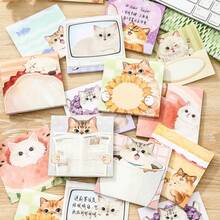 Cat Sticky Notes Cute Wind Cartoon Pattern Office Stationery Sticky Notes Can Tear The Student Message Note Paper Campus Student Reward Gift Birthday Gift. - Multicolor - View 2