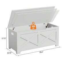 Storage Benches - Beige - View 2