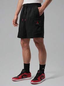 Jordan 男款 AS M J BRK 梭織工裝短褲 IM8968-010 - 黑色 - 查看 1