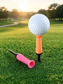 83mm/3.24 Inch Elastic Rubber Golf Tee, Flexible And Durable Golf Accessory - Multicolor - View 9