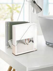 Transparent Magazine Holder - Acrylic Desktop Magazine/Book Organizer; Suitable For Homes, Schools, And Offices For The Upright Storage And Organization Of File Folders. - Multicolor - View 11
