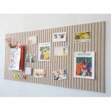 1pc No-Drill Rectangular Modern Fabric Frame Wall-Mounted Photo Wall Background Board, Removable Bulletin Board For Home Office, Memo Notice Board, DIY Photo Board, Message Board, For Wall Decor, Room Decoration, Party Photo Display, Surprise Announcement, Wall Storage, Suitable For Bedroom/Study/Living Room/Office/Classroom/Dorm - Multicolor - View 15