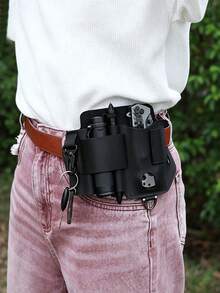 4pcs/1pc Waist Tool Bag, Multi-Functional Tool Storage Bag, Portable Tool Waist Bag; Outdoor Camping And Tactical Field Tool Storage Waist Bag And Pouch, All Season Unisex, Suitable For Outdoor Camping, Hiking, Travel, Work, Daily Use - Multicolor - View 10