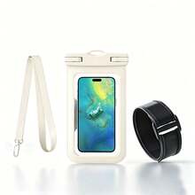 3pcs Detachable Arm Band & Halter Dual-Use Waterproof Phone Pouch, Touchscreen Phone Case For Running, Cycling, Sports, Swimming, Water Play, Arm Bag 8-Level Waterproof Multi-Function - Multicolor - View 16