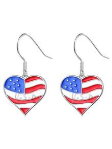 1 Pair Romantic Earrings For Women, Wedding Engagement Party Jewelry, Valentine's Day Gift - 1# - View 3