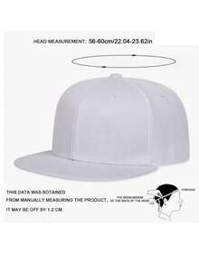 1pc Unisex Cross Faith Print Flat Brim Baseball Cap, Black & White Couple Hip Hop Snapback Hat - Multicolor - View 8