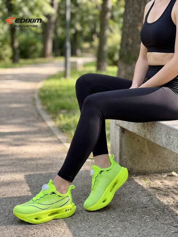 EDIXIM Damen 2026 Sommer Neue atmungsaktive Mesh Laufschuhe, leichte weiche Sohle stoßabsorbierende Straßenlaufschuhe