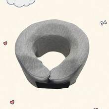 1 Pc Foldable Hollow Ergonomic Memory Foam Skin-Friendly Knitted Fabric No Face Pressure Neck Support Office Home Travel Lunch Break Nap Pillow - Multicolor - View 10