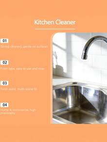 Kitchen Cleaner, Suitable For Cleaning, Degreasing And Stains, Suitable For Household Stoves And Sinks, Multi-Functional Cleaning Care, Cleaning Various Small Appliances, - Liquid - View 4