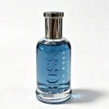 Three Neutral Perfume Of HUGO BOSS Series Spray, Fresh Wood Fruit Flavor, 3.4oz100ml Lasting Fragrance, Unique And Charming Fragrance, Suitable For Any Occasion, Gift Choice - Blue - View 5