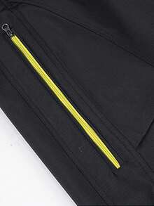 Men's Casual Fashion Cargo Pants Outdoor Sports Multi-Pocket Straight Leg Long Pants - Black - View 7