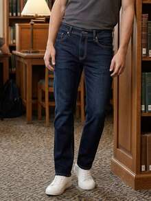 Men Jeans - Dark Wash - View 8