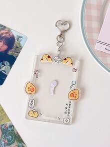 1 PC Cute Animal Card Set, 3-Inch Protective Set, Star Chaser Small Card Display Set, Student ID Set, Pendant, Back To School - Multicolor - View 15